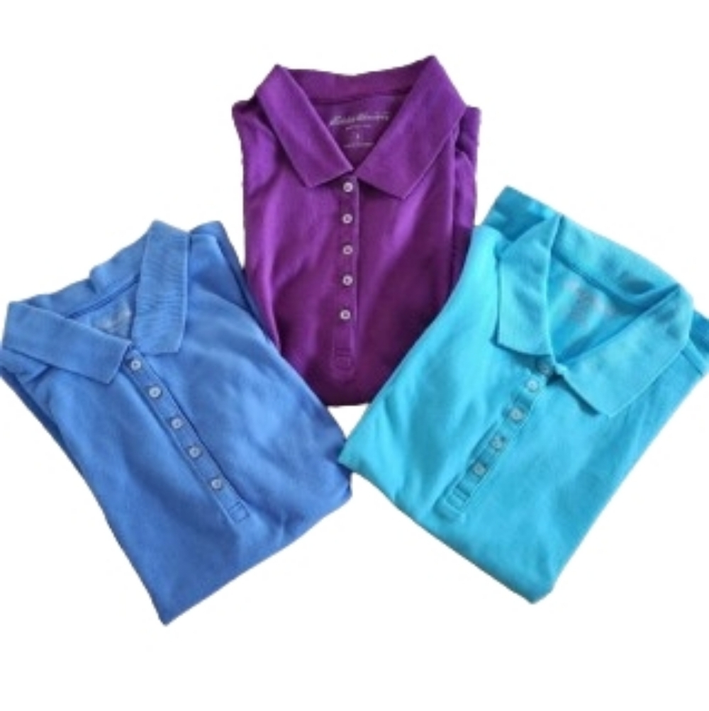 Eddie Bauer 3 Polo Shirts